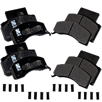 Front Brake Pad Set, Semi-Metallic, Pro-Line Series, For Models With Dual Rear Wheels