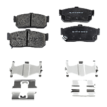 Rear Ceramic Brake Pad Set, Pro-Line Series