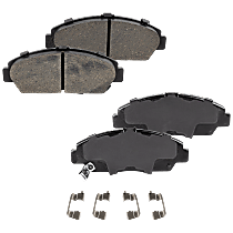 Front Brake Pad Set, Includes Shims and Hardware