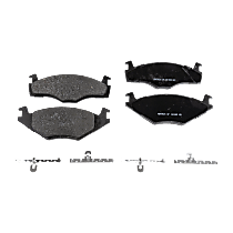 Front Brake Pad Set, Includes Shims and Hardware