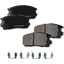 Rear Brake Pad Set, Includes Shims and Hardware