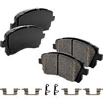 Front Ceramic Brake Pad Set, Pro-Line Series