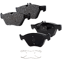 Front Brake Pad Set, Includes Shims and Hardware