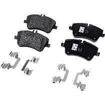 Front Brake Pad Set, Organic, For Models without Sport Package, Pro-Line Series