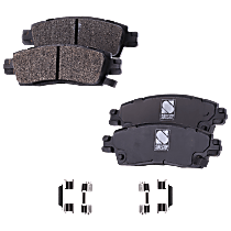 Rear Brake Pad Set, Semi-Metallic, Pro-Line Series