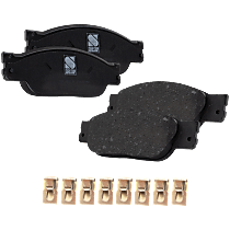 Front Brake Pad Set, 2-Wheel Set, Organic, Hardware Includes (8) Pieces Wear Sensor, Pro-Line Series