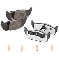 Rear Brake Pad Set, Includes Shims and Hardware