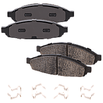 Front Brake Pad Set, Includes Shims and Hardware