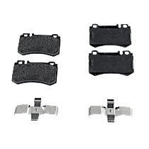 Rear Brake Pad Set, Includes Shims and Hardware