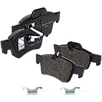 Rear Brake Pad Set, Organic, Pro-Line Series