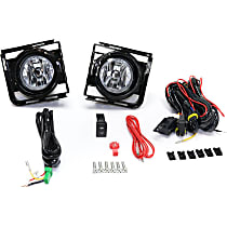 Front, Driver and Passenger Side Fog Light, With bulb(s), Halogen
