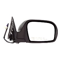 Passenger Side Mirror, Power, Manual Folding, Heated, Textured Black, No Signal Light, No Memory, No Puddle Light, No Auto-Dimming, No Blind Spot Feature, 4 Cyl., 2.5L Engine