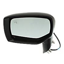 Driver Side Mirror, Power, Manual Folding, Heated, Paintable, No Signal Light, No Memory, No Puddle Light, No Auto-Dimming, No Blind Spot Feature