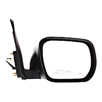 Passenger Side Mirror, Power, Manual Folding, Heated, Paintable, No Signal Light, No Memory, No Puddle Light, No Auto-Dimming, No Blind Spot Feature