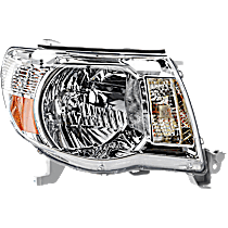 Passenger Side Headlight, With bulb(s), Halogen, Without Sport Package
