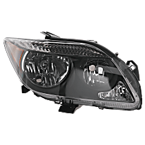 Passenger Side Headlight, Without bulb(s), Halogen, Without Base Package