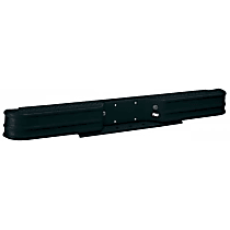61001 Painted Black Step Bumper, Face Bar Only; Without pad provision