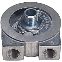 1313 Oil Filter Adapter - Natural, Aluminum, Direct Fit