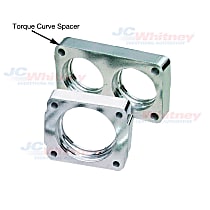 2517 Throttle Body Spacer - Natural, Aluminum, Direct Fit, Kit