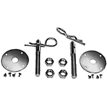 4051 Hood Pins - Chrome, Steel, Hair pin, Universal