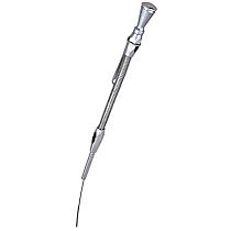8141 Oil Dipstick - Polished, Steel, Direct Fit, Sold individually