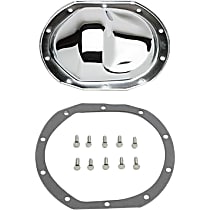 Differential Cover - Chrome, Steel, Direct Fit, Kit