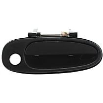 Front, Passenger Side Exterior Door Handle, Textured Black, With Key Hole