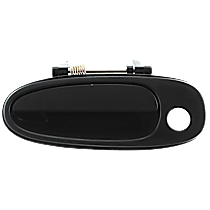 Front, Driver Side Exterior Door Handle, Textured Black, With Key Hole