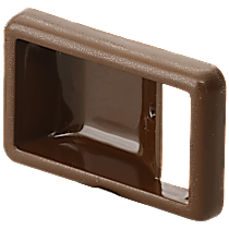 Front, Driver or Passenger Side, Interior, Door Handle Trim, Gray