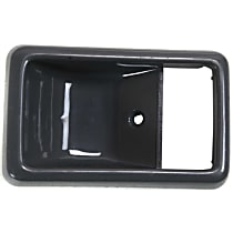 Front, Driver or Passenger Side, Interior, Door Handle Trim, Black