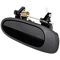 Rear, Driver Side Exterior Door Handle, Textured Black, Without Key Hole
