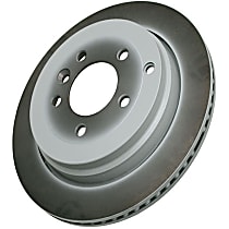 SDB000636XP Rear, Driver or Passenger Side Brake Disc, 4WD