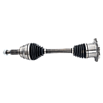 Front, Driver or Passenger Side Axle Assembly, 4WD, Extreme Duty axle designed for fleet and severe environments., Uses M24x1.5mm Axle Nut, Always Replace in Pairs, Not for use with lifted suspensions., New