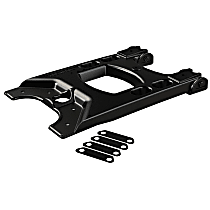 4838100 Spare Tire Carrier - Black, Aluminum, Direct Fit, Sold individually