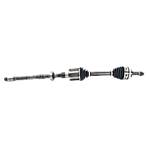 Front, Passenger Side Axle Assembly, All Wheel Drive, Updated Design, Standard Duty