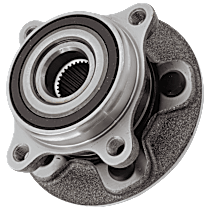 Front, Driver or Passenger Side Wheel Hub, 5 Lugs, With Bearing