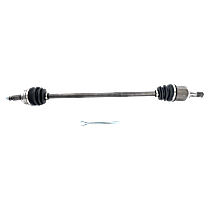 Front, Passenger Side Axle Assembly,  Standard Duty Replacement, New, FWD, 2.4L 4Cyl Automatic CVT, Transaxle