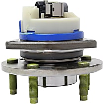 Front, Driver or Passenger Side Wheel Hub, 4-Wheel ABS, FWD, With Bearing, Timken OE Replacement