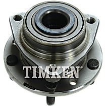 Front, Driver or Passenger Side Wheel Hub, 2-Wheel ABS, 4WD, With Bearing, Timken OE Replacement