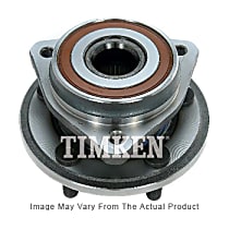 Front, Driver or Passenger Side Wheel Hub, RWD, Standard Brakes, With Bearing, Timken OE Replacement