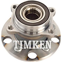 HA590514 Rear, Driver or Passenger Side Wheel Hub, 5 Lugs, With Bearing,, Timken Wheel Hub