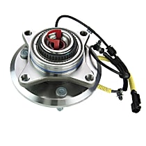 Front Wheel Hub,  Thru 05/20/2015, 4WD, 6 Lugs, With Bearing