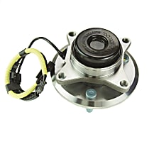 Front, Driver or Passenger Side Wheel Hub, Rear Wheel Drive, 6 Lugs, RWD