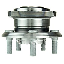 Rear, Driver or Passenger Side Wheel Hub, RWD, With Bearing, Timken OE Replacement
