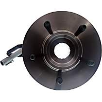 Front, Driver or Passenger Side Wheel Hub, 4-Wheel ABS, 4WD, With Bearing, Timken OE Replacement