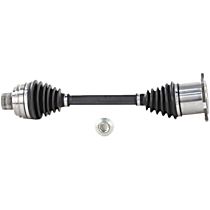 Front, Driver or Passenger Side Axle Assembly, Updated Design, Standard Duty Replacement, New, 2.0L 4Cyl