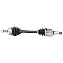 Front, Driver Side Axle Assembly,  Standard Duty Replacement, New, 1.6L 4Cyl Manual, Transaxle, OE Replacement Series