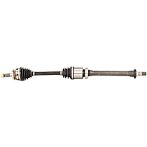 Front, Passenger Side Axle Assembly,  without Bracket, Standard Duty Replacement, New, 1.6L 4Cyl Manual, Transaxle