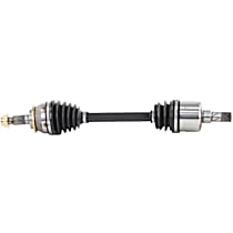 Front, Driver Side Axle Assembly,  Standard Duty Replacement, New, 1.6L 4Cyl Manual, Transaxle