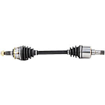 Front, Driver Side Axle Assembly,  Standard Duty Replacement, New, 1.6L 4Cyl Manual, Transaxle
